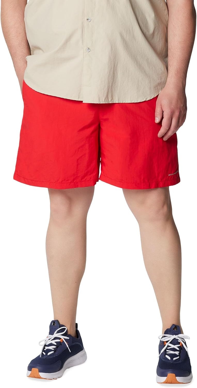 image:imageColumbia Mens PFG Backcast IV Quick Dry Swim ShortsRed Spark
