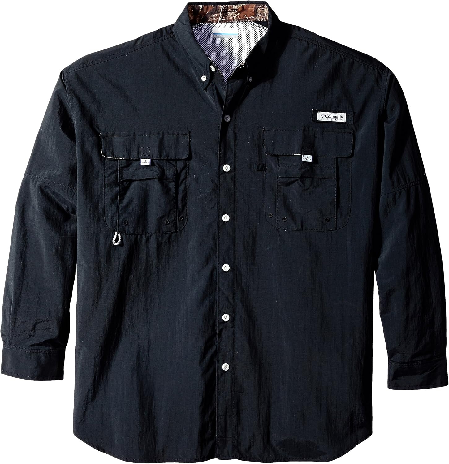 image:imageColumbia Mens PFG Bahama II Long Sleeve ShirtBlackRealtree Ap