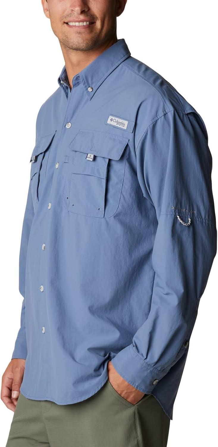 image:imageColumbia Mens PFG Bahama II Long Sleeve ShirtBluestone