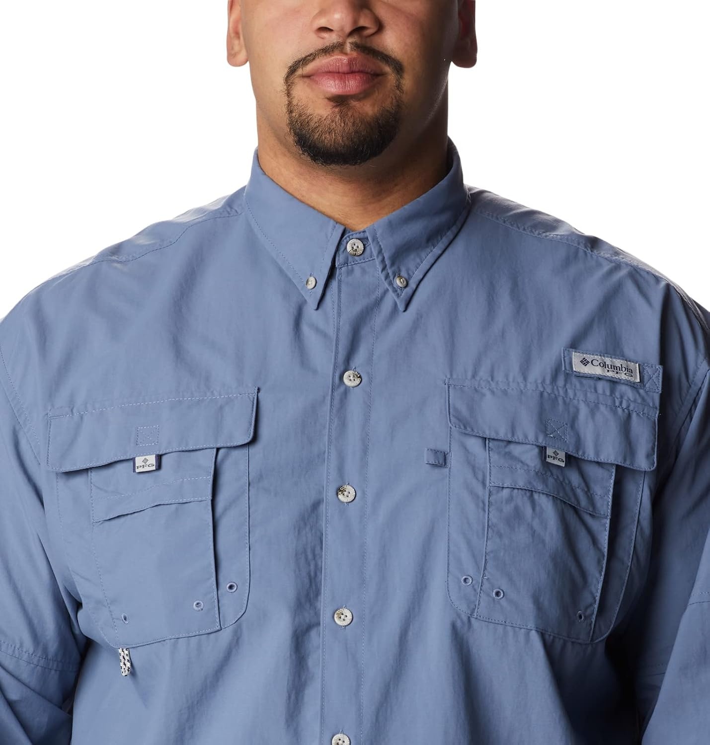 image:imageColumbia Mens PFG Bahama II Long Sleeve ShirtBluestone