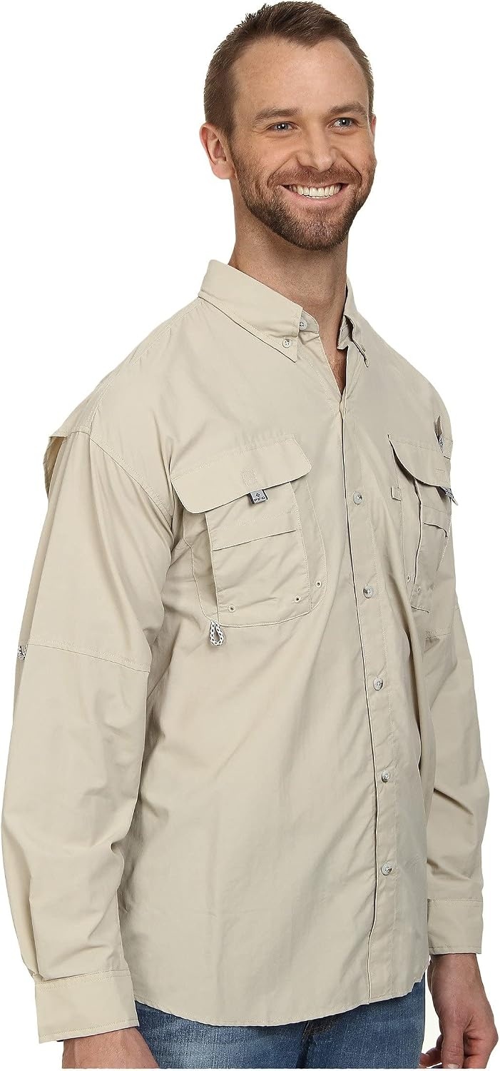 image:imageColumbia Mens PFG Bahama II Long Sleeve ShirtFossilRealtree Ap