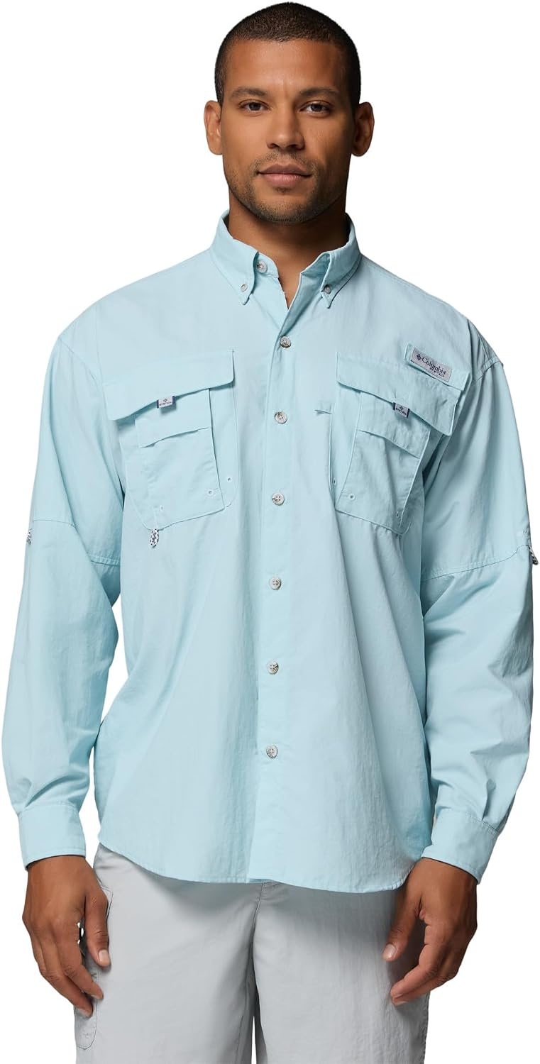 image:imageColumbia Mens PFG Bahama II Long Sleeve ShirtMarine Light