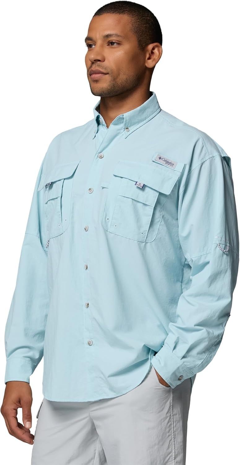 image:imageColumbia Mens PFG Bahama II Long Sleeve ShirtMarine Light