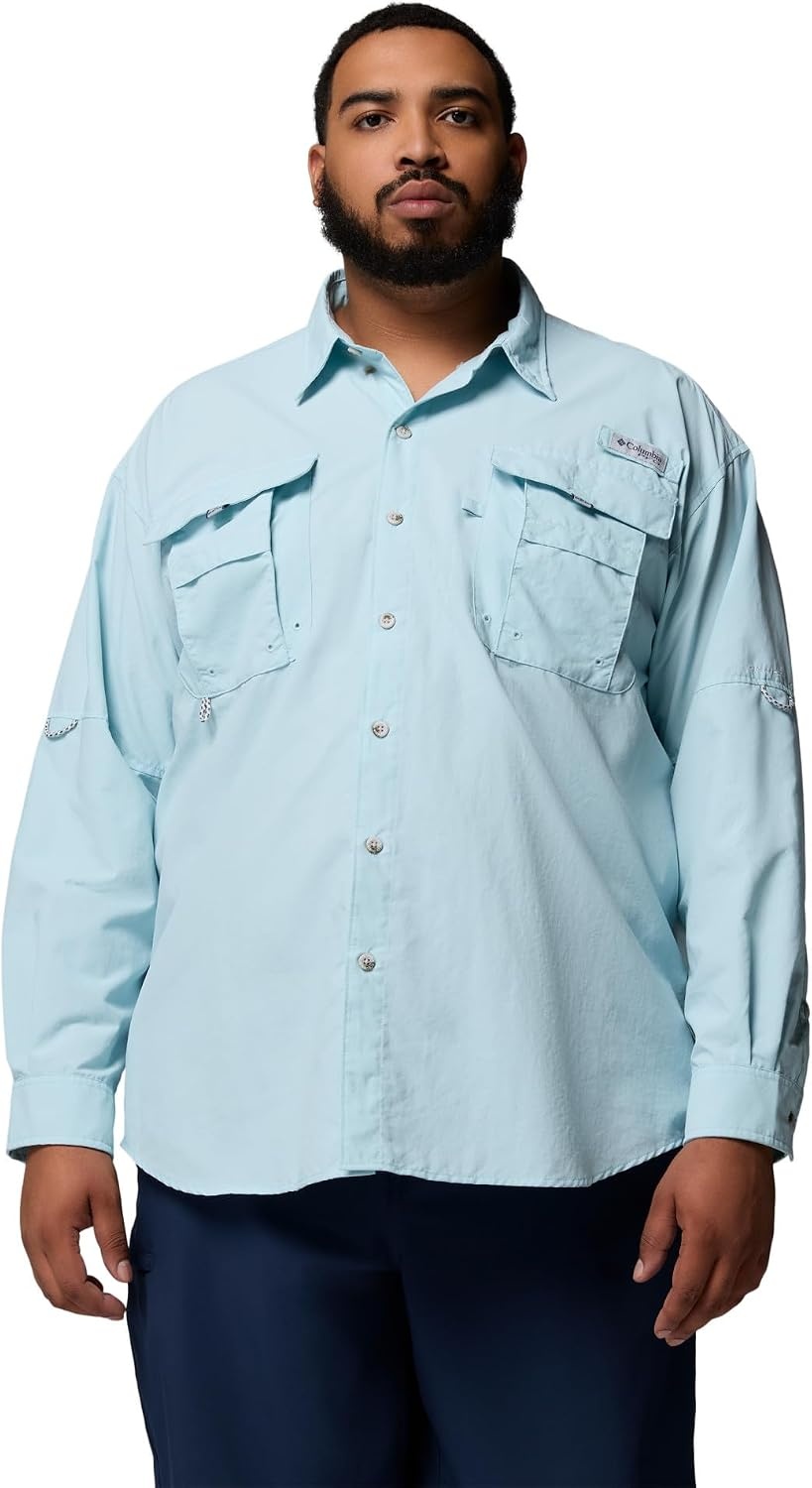 image:imageColumbia Mens PFG Bahama II Long Sleeve ShirtMarine Light