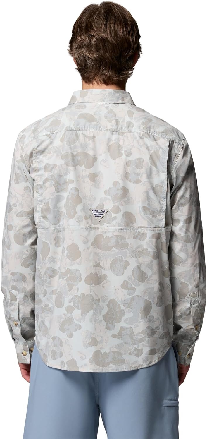 image:imageColumbia Mens PFG Harbor Peak Long Sleeve ShirtCool Grey Deltawoods