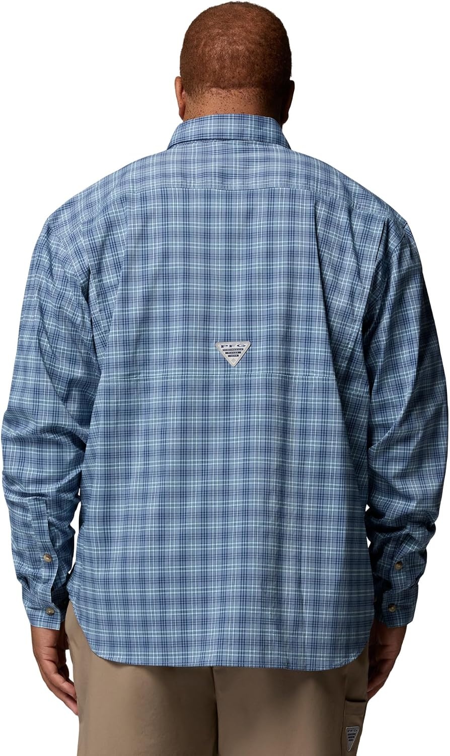 image:imageColumbia Mens PFG Harbor Peak Long Sleeve ShirtDockside Blue Dock Plaid