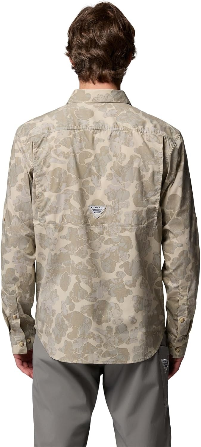 image:imageColumbia Mens PFG Harbor Peak Long Sleeve ShirtFossil Deltawoods