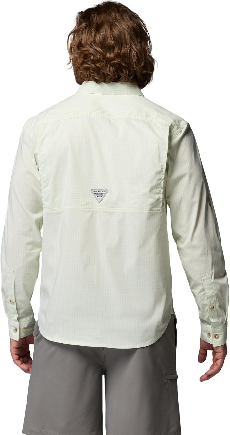 image:imageColumbia Mens PFG Harbor Peak Long Sleeve ShirtKey West Micro Check