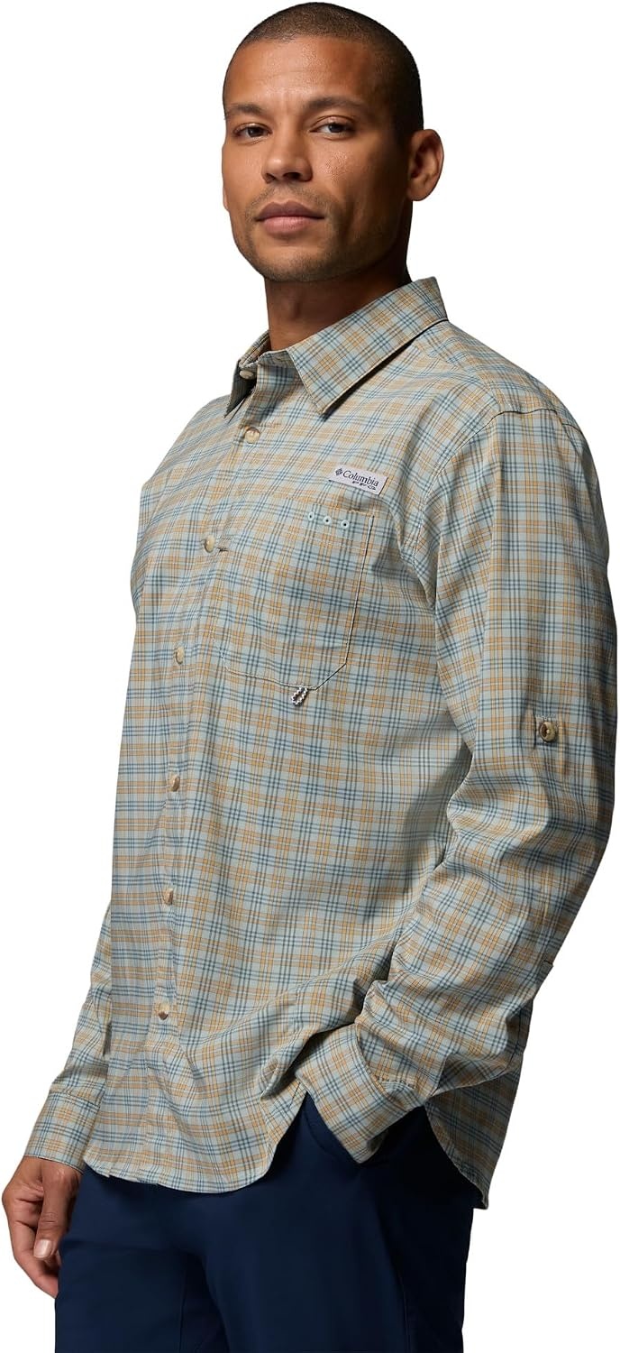 image:imageColumbia Mens PFG Harbor Peak Long Sleeve ShirtNiagara Dock Plaid