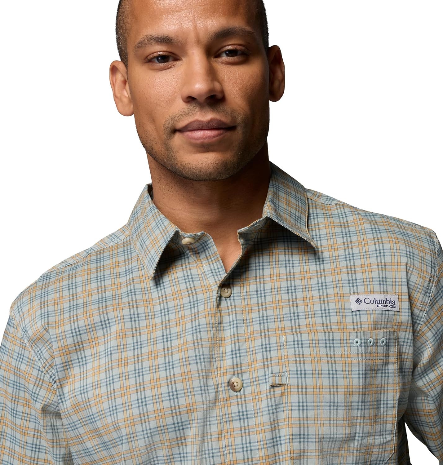 image:imageColumbia Mens PFG Harbor Peak Long Sleeve ShirtNiagara Dock Plaid