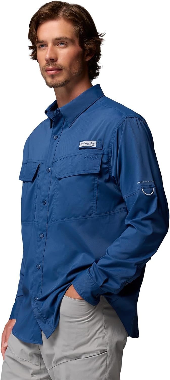 image:imageColumbia Mens PFG Skiff Guide ii Long Sleeve ShirtCarbon