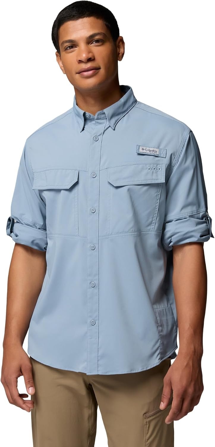 image:imageColumbia Mens PFG Skiff Guide ii Long Sleeve ShirtDockside Blue