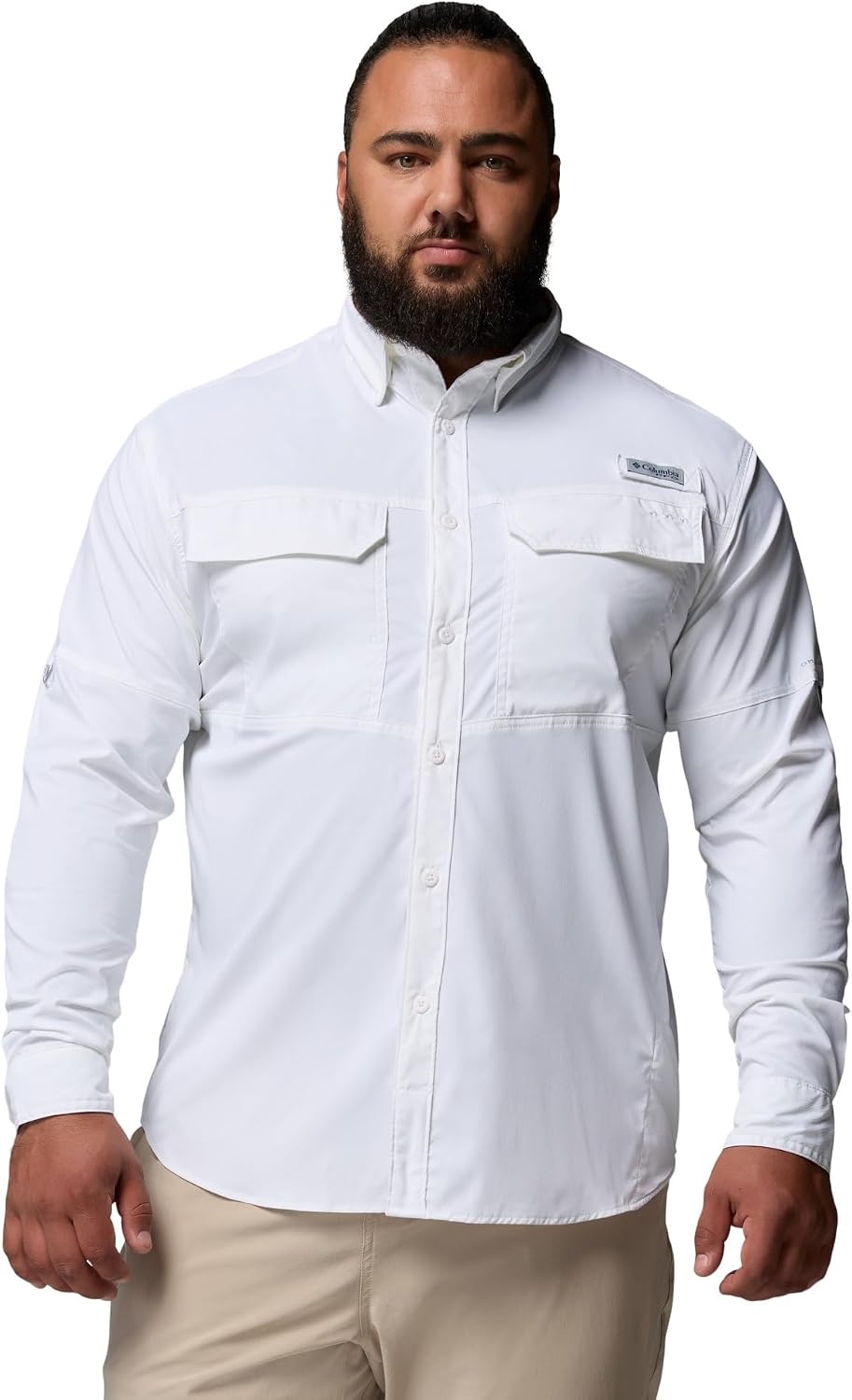 image:imageColumbia Mens PFG Skiff Guide ii Long Sleeve ShirtWhite