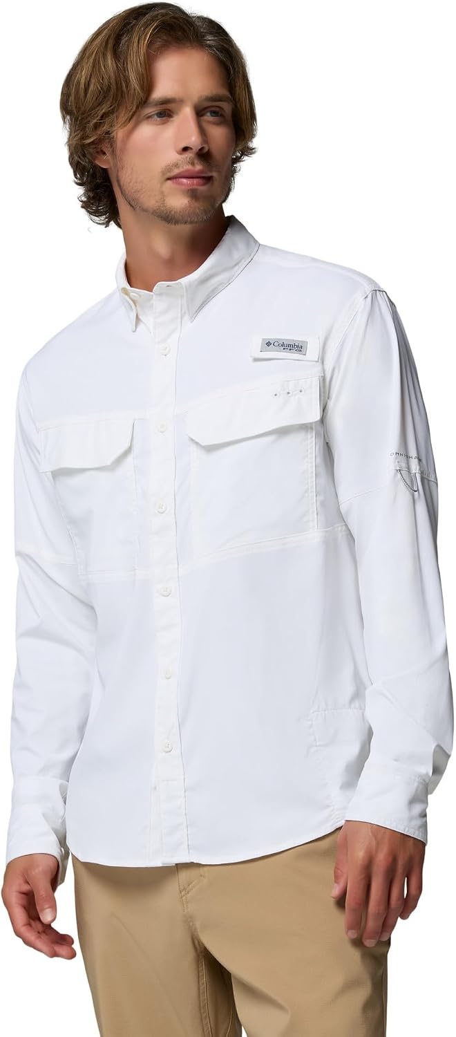 image:imageColumbia Mens PFG Skiff Guide ii Long Sleeve ShirtWhite