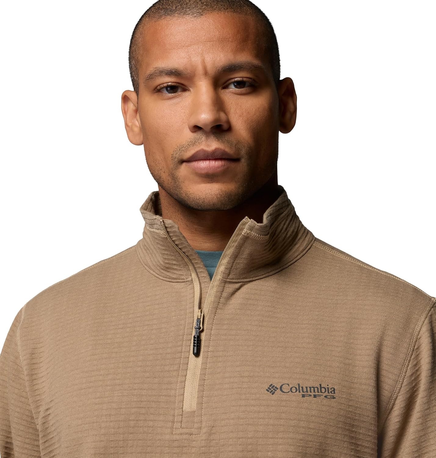 image:imageColumbia Mens PFG Slack Tide Quarter ZipBeachTruffle