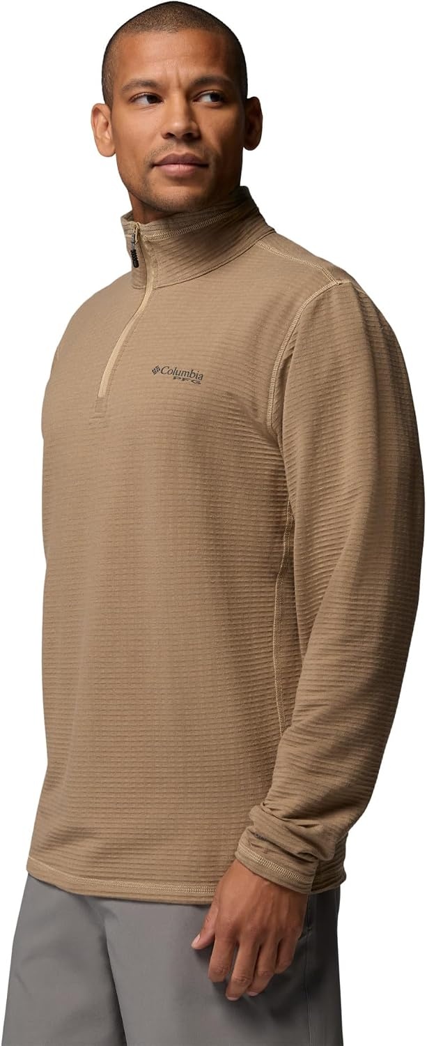 image:imageColumbia Mens PFG Slack Tide Quarter ZipBeachTruffle
