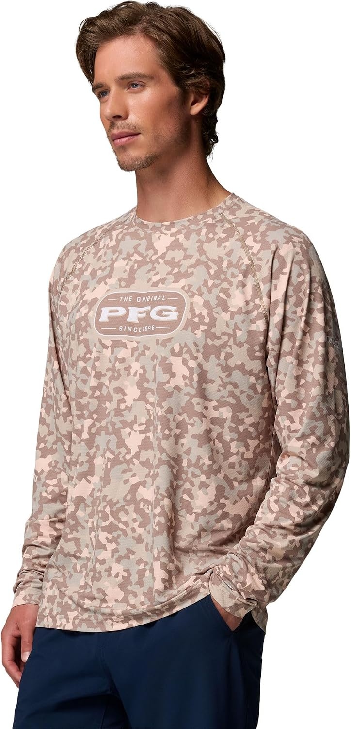 image:imageColumbia Mens PFG Solar Stream II Graphic Long SleeveTruffle Circulation