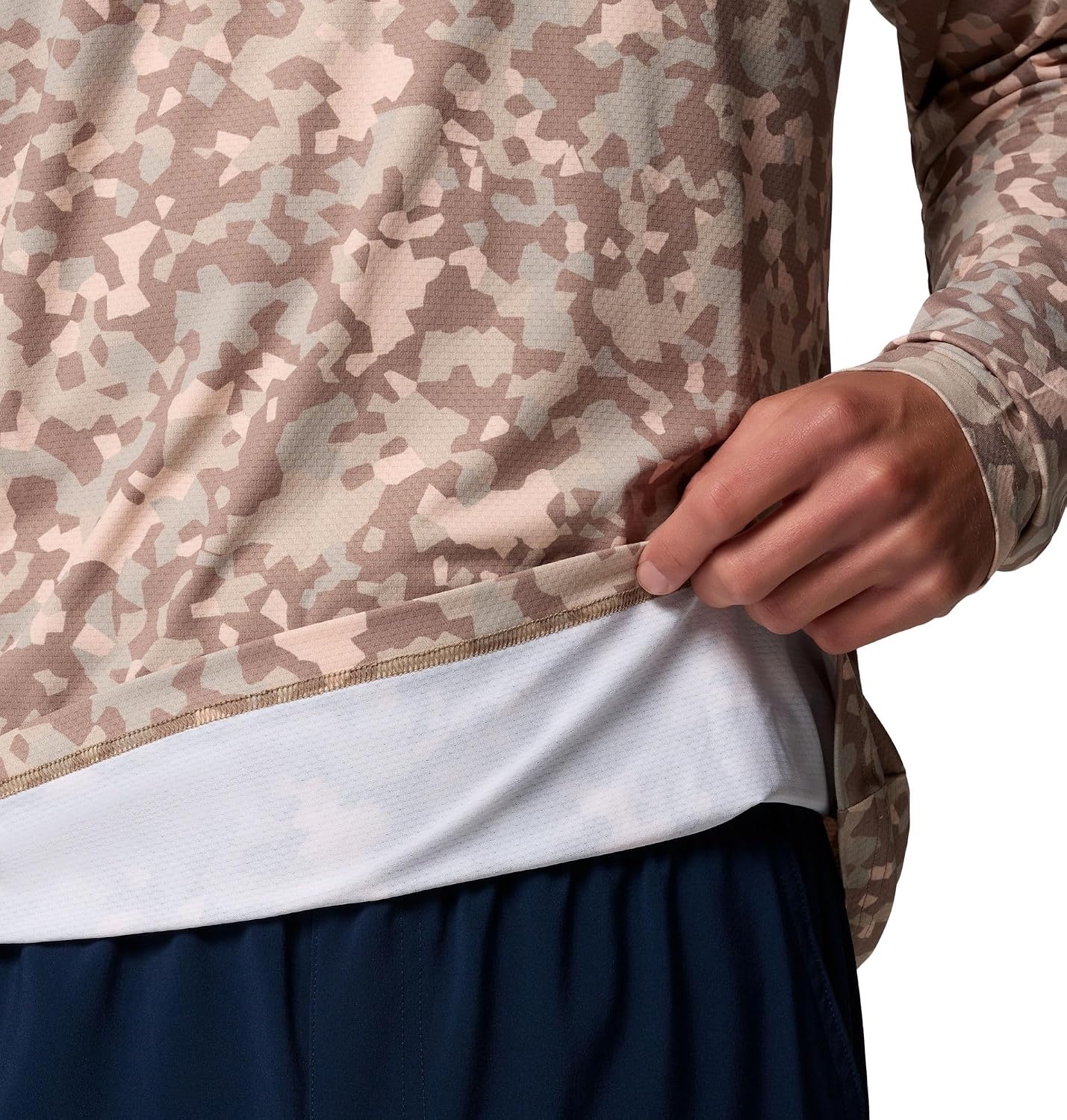 image:imageColumbia Mens PFG Solar Stream II Graphic Long SleeveTruffle Circulation