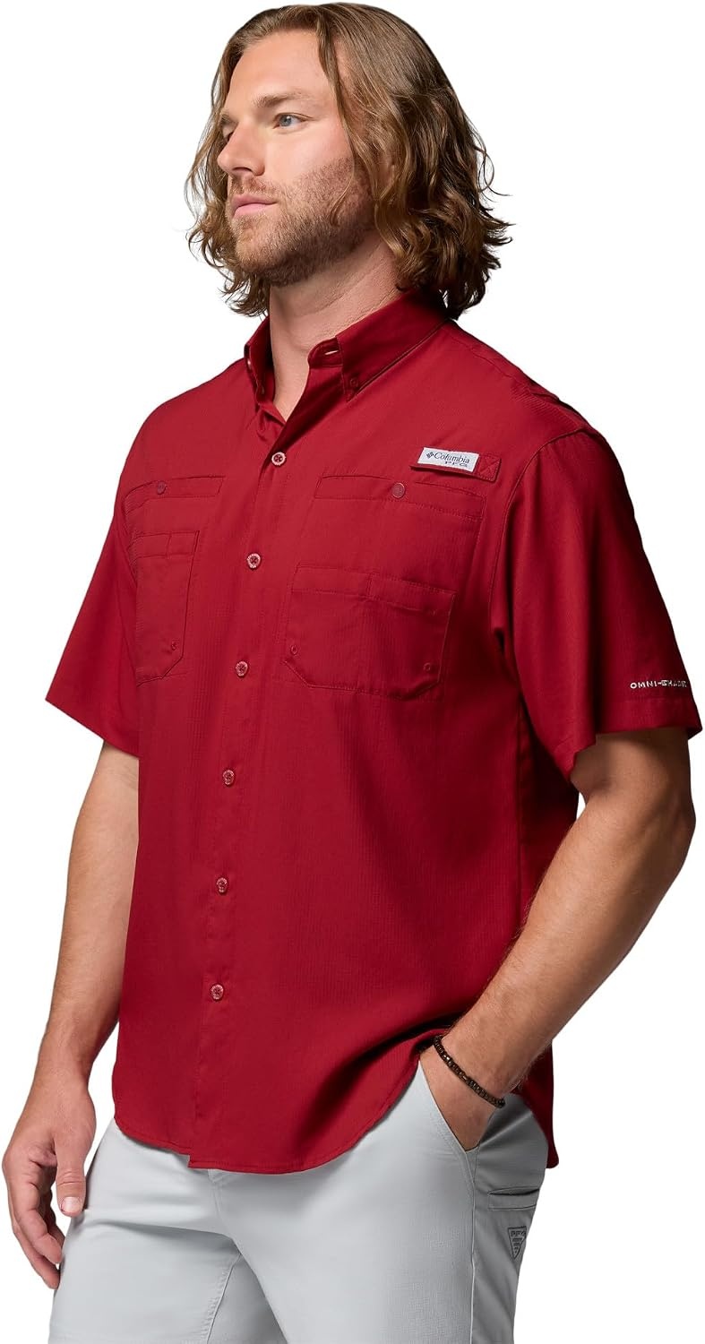 image:imageColumbia Mens PFG Tamiami II Short Sleeve Fishing ShirtBeet