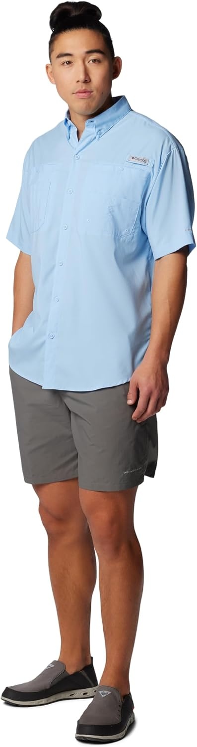 image:imageColumbia Mens PFG Tamiami II Short Sleeve Fishing ShirtBlue