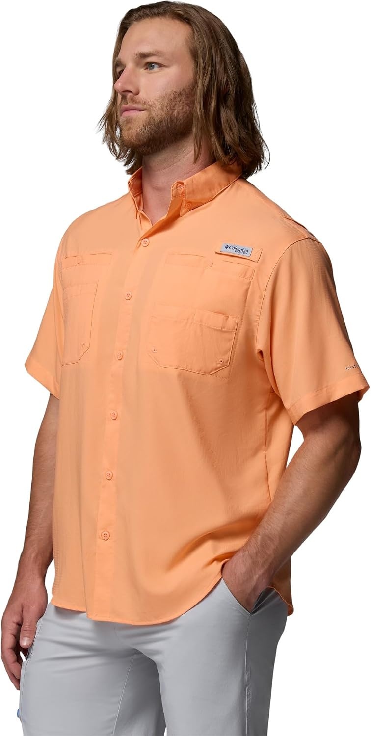 image:imageColumbia Mens PFG Tamiami II Short Sleeve Fishing ShirtBright Nectar