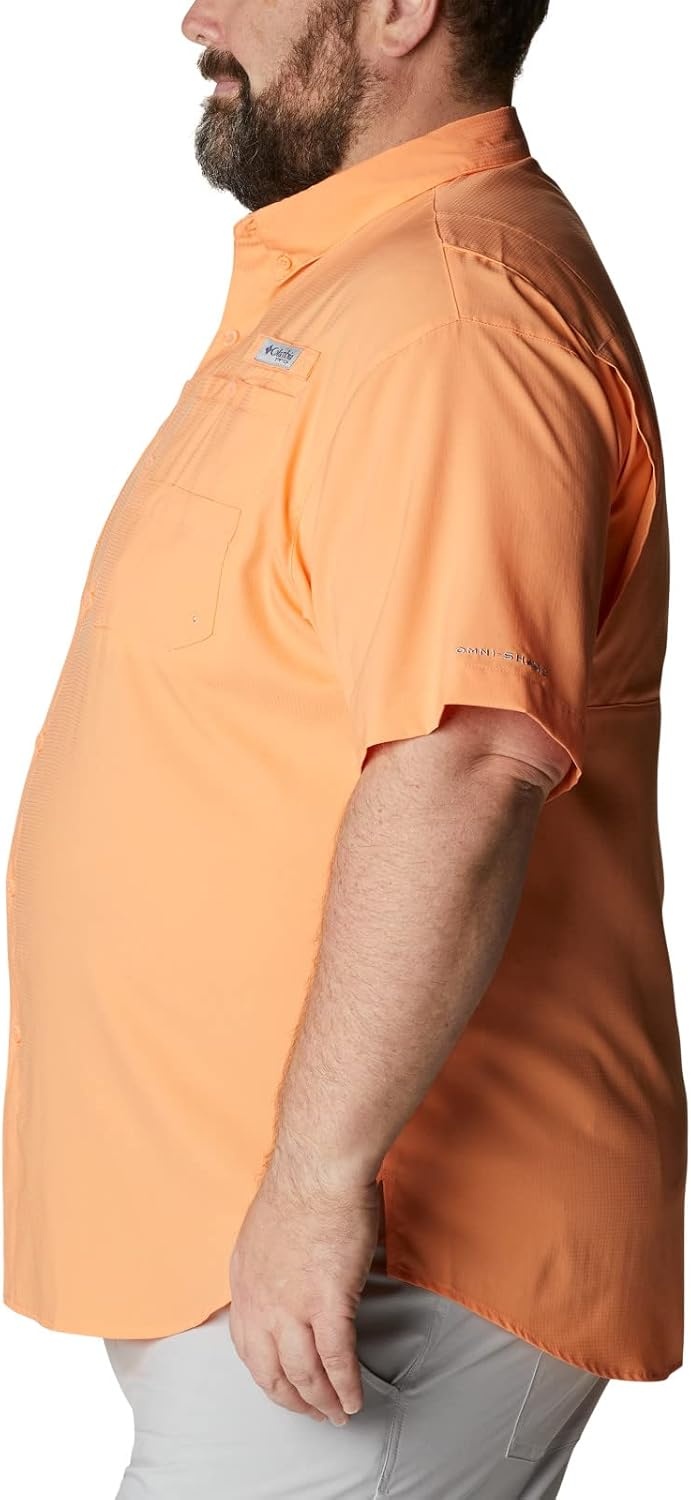 image:imageColumbia Mens PFG Tamiami II Short Sleeve Fishing ShirtBright Nectar