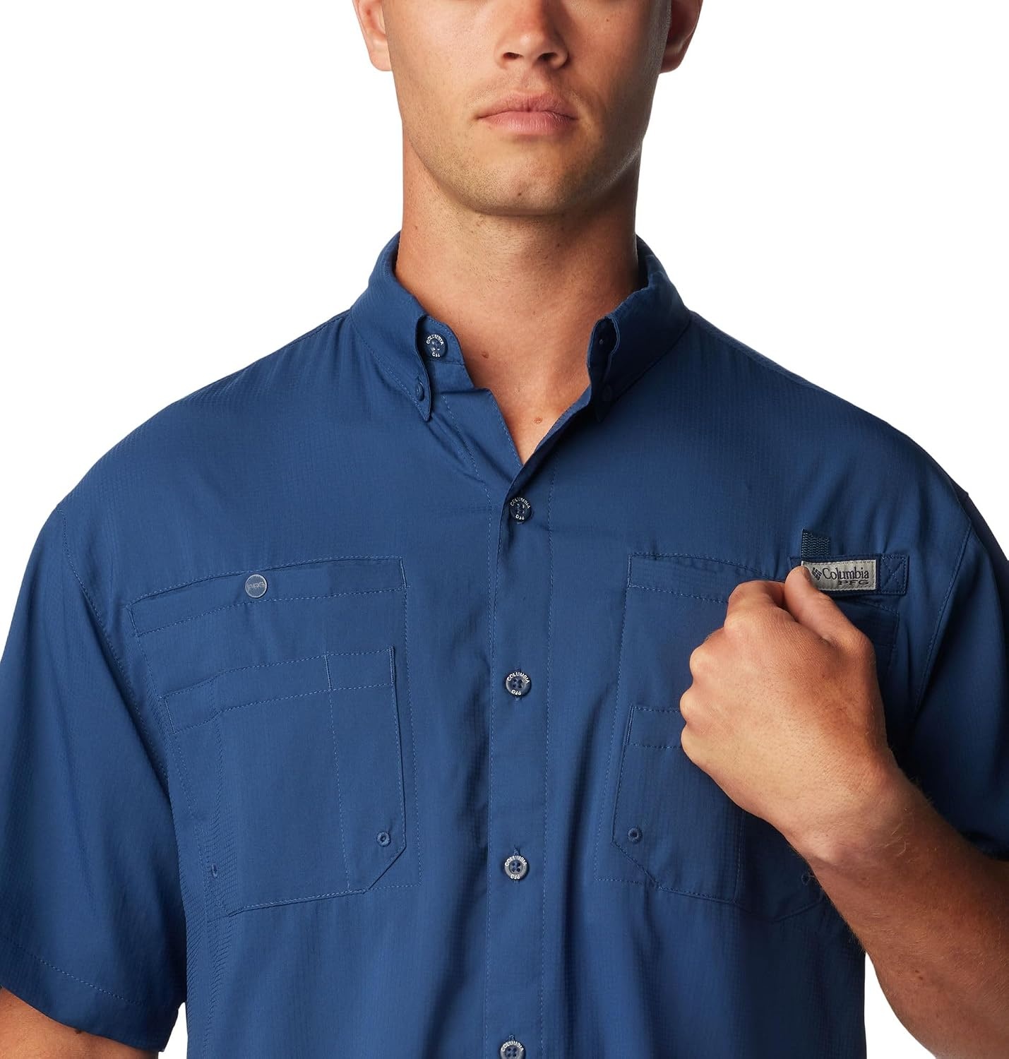 image:imageColumbia Mens PFG Tamiami II Short Sleeve Fishing ShirtCarbon