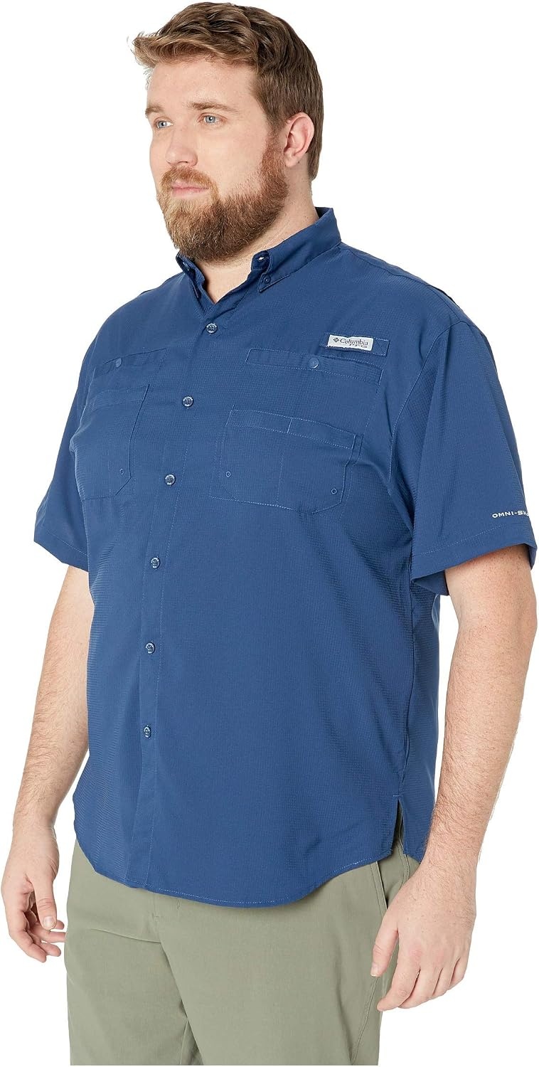 image:imageColumbia Mens PFG Tamiami II Short Sleeve Fishing ShirtCarbon