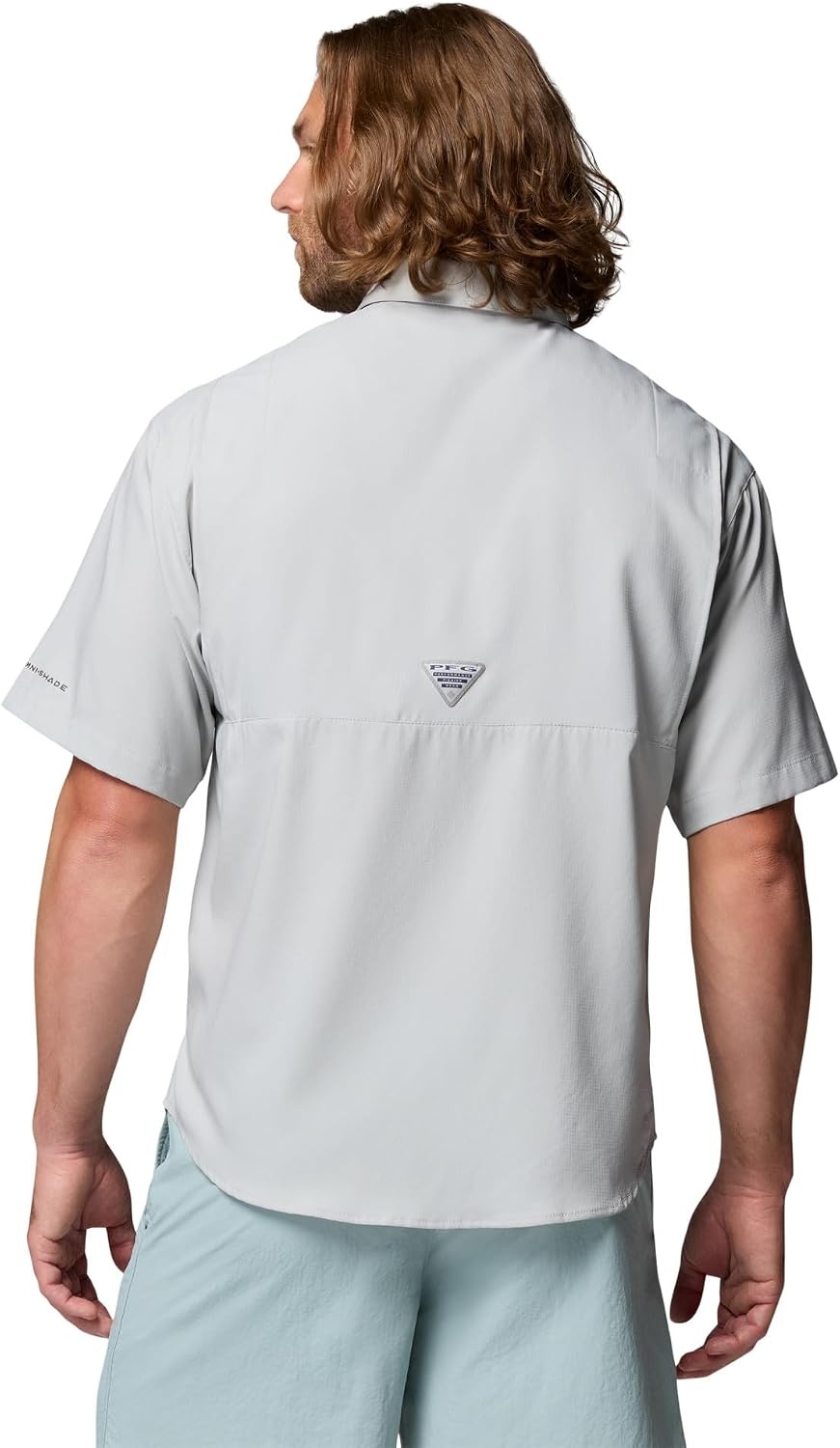 image:imageColumbia Mens PFG Tamiami II Short Sleeve Fishing ShirtCool Grey