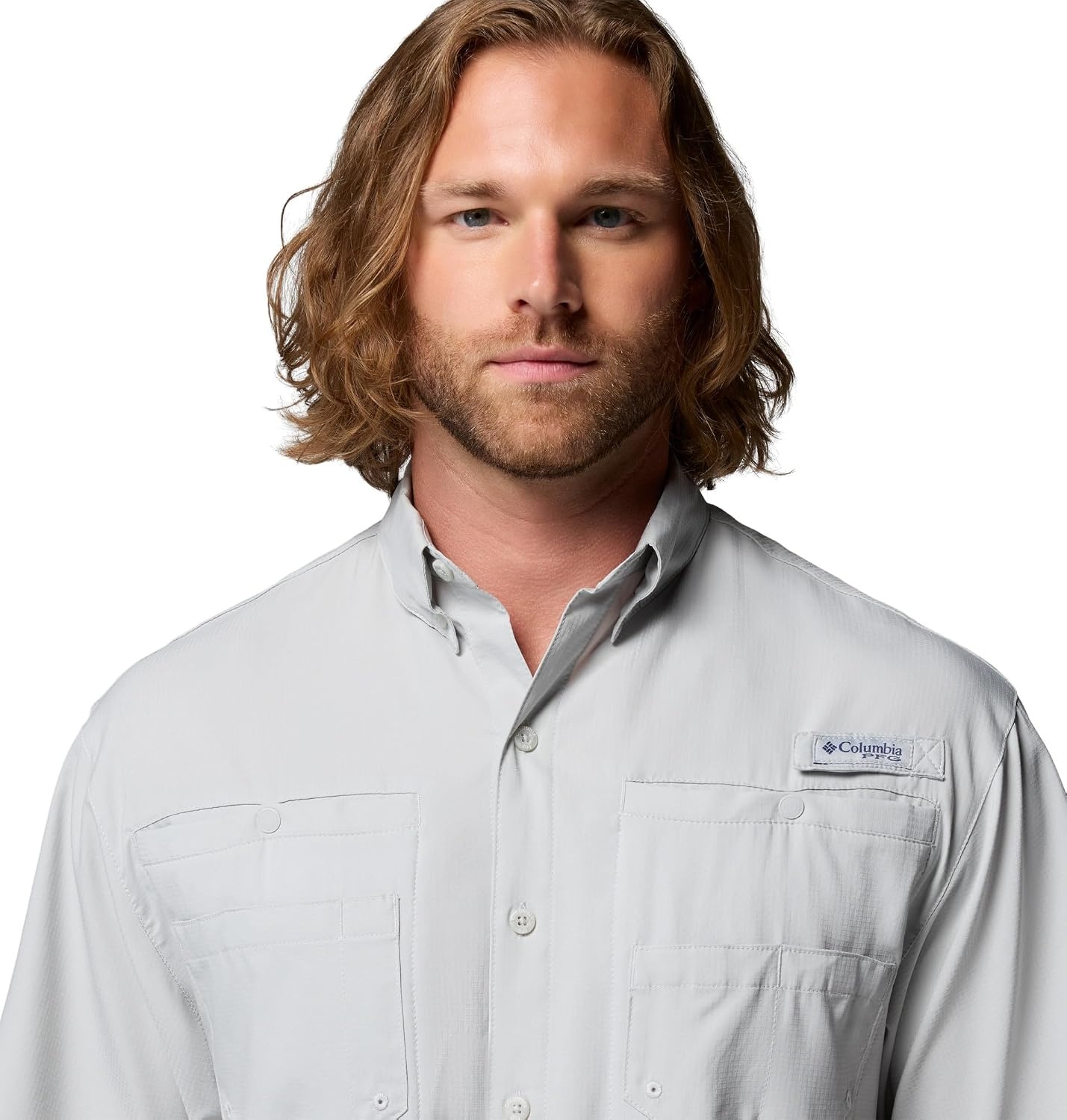image:imageColumbia Mens PFG Tamiami II Short Sleeve Fishing ShirtCool Grey