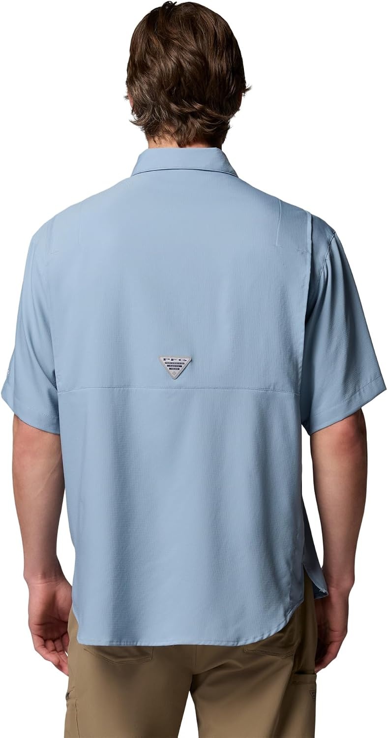 image:imageColumbia Mens PFG Tamiami II Short Sleeve Fishing ShirtDockside Blue