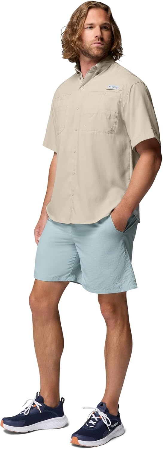image:imageColumbia Mens PFG Tamiami II Short Sleeve Fishing ShirtFossil