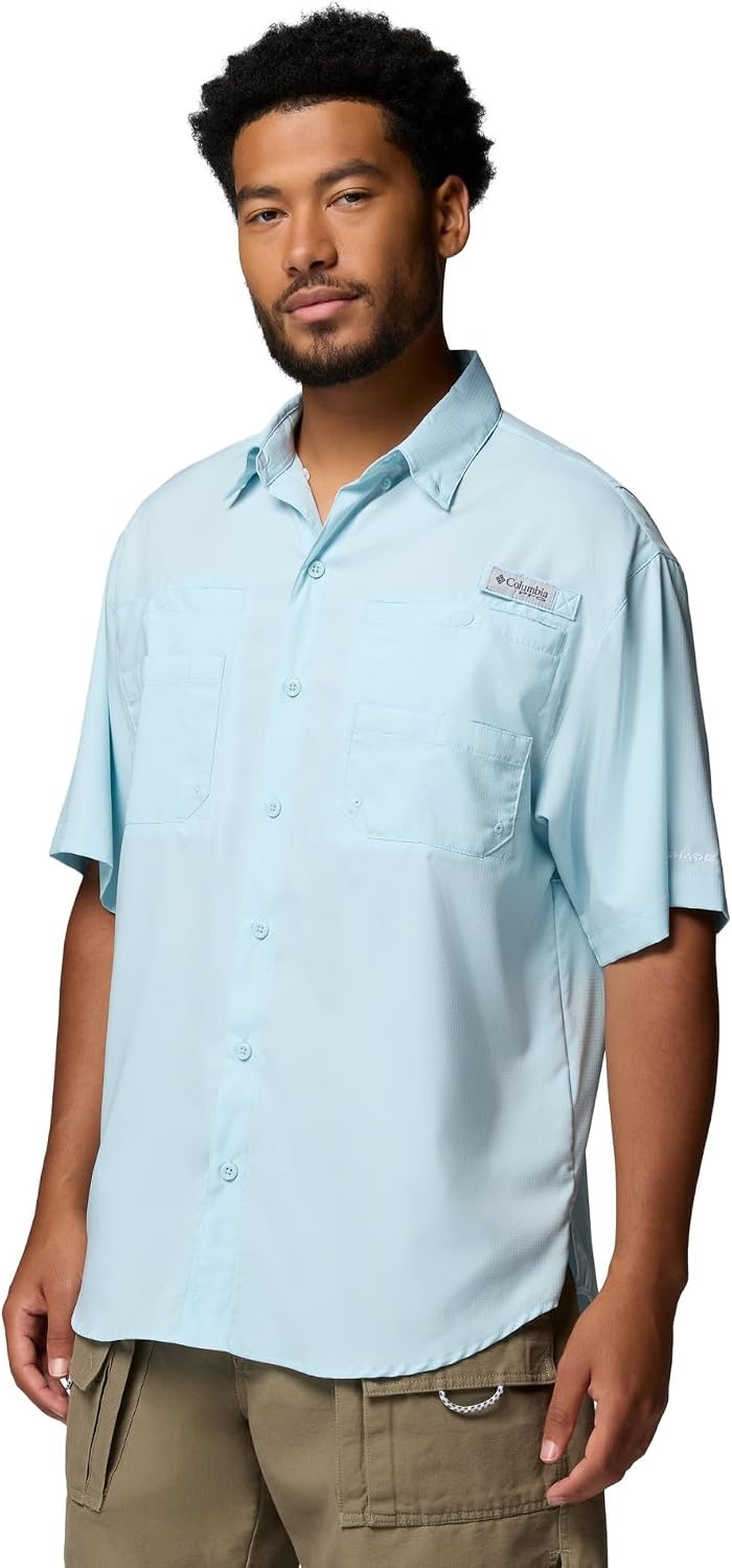 image:imageColumbia Mens PFG Tamiami II Short Sleeve Fishing ShirtMarine Light