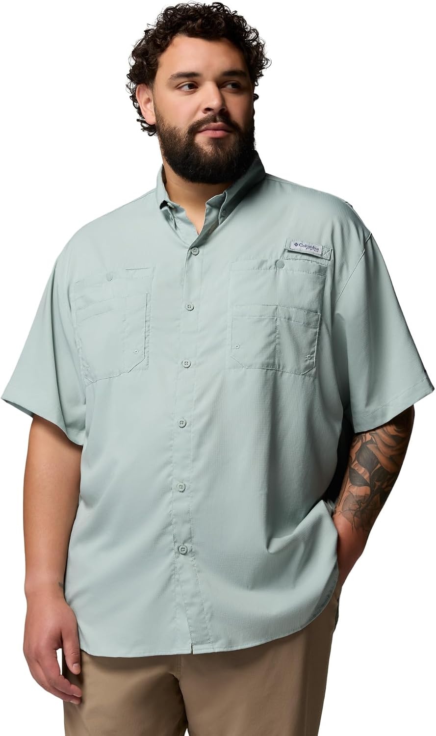 image:imageColumbia Mens PFG Tamiami II Short Sleeve Fishing ShirtNiagara