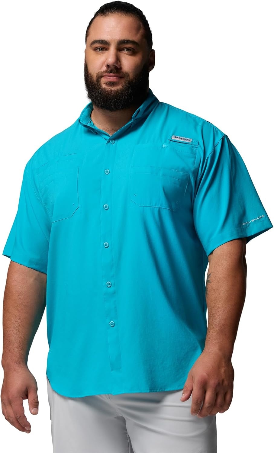 image:imageColumbia Mens PFG Tamiami II Short Sleeve Fishing ShirtOcean Teal