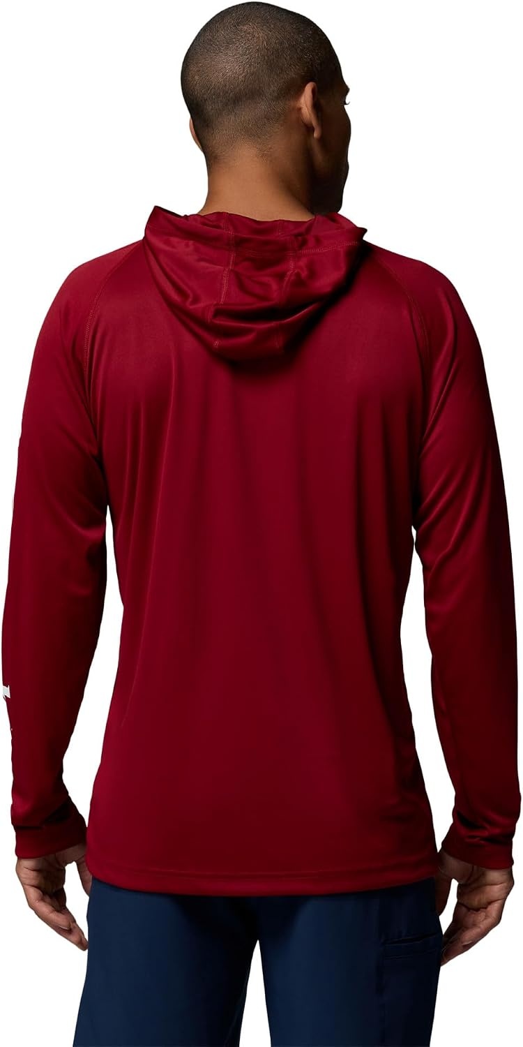 image:imageColumbia Mens PFG Terminal Tackle HoodieBeetWhite Logo