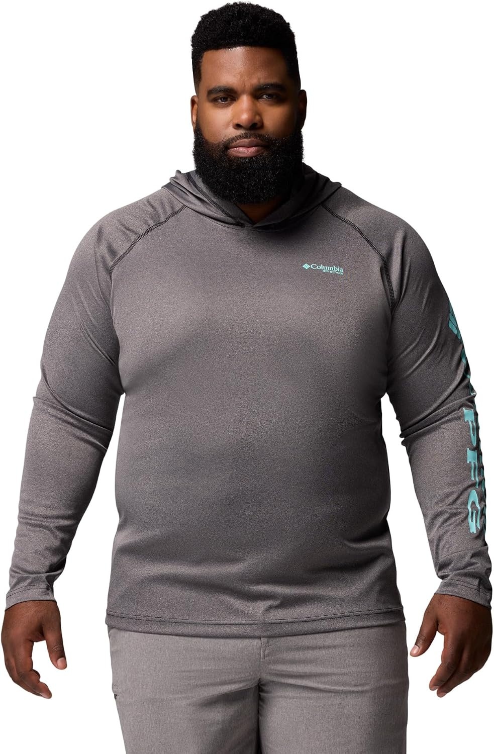 image:imageColumbia Mens PFG Terminal Tackle HoodieBlack HeatherGulf Stream Logo