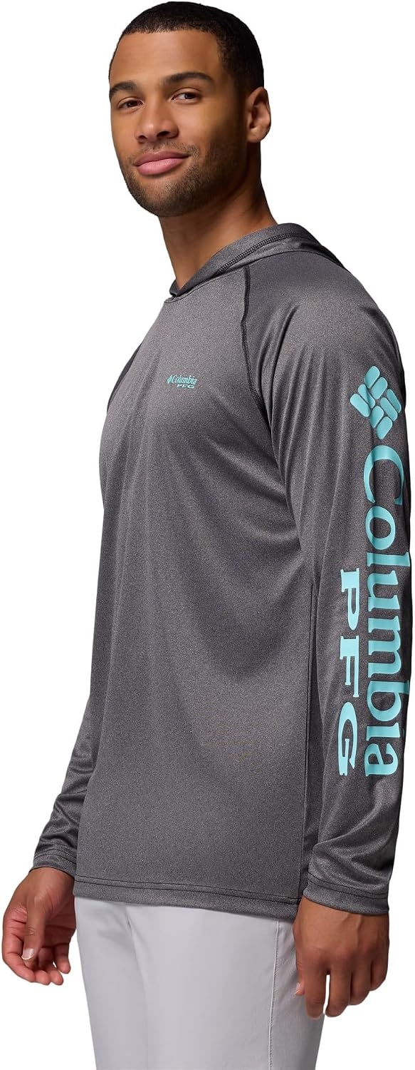 image:imageColumbia Mens PFG Terminal Tackle HoodieBlack HeatherGulf Stream Logo