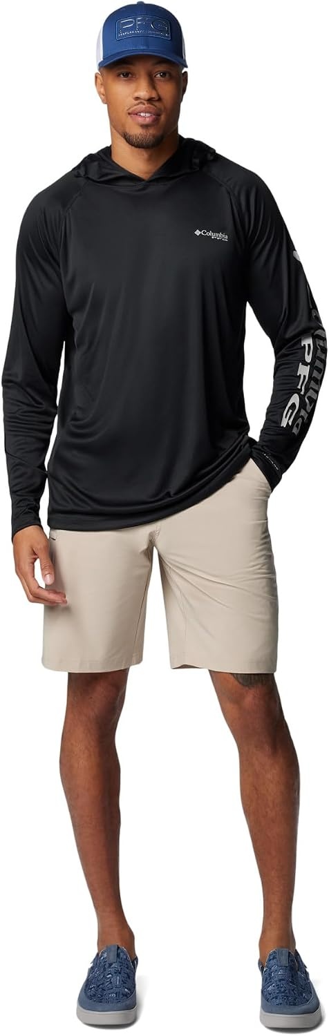 image:imageColumbia Mens PFG Terminal Tackle HoodieBlackCool Grey Logo