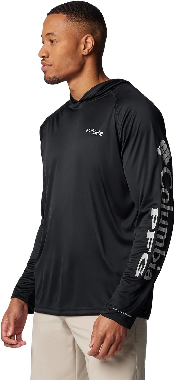 image:imageColumbia Mens PFG Terminal Tackle HoodieBlackCool Grey Logo