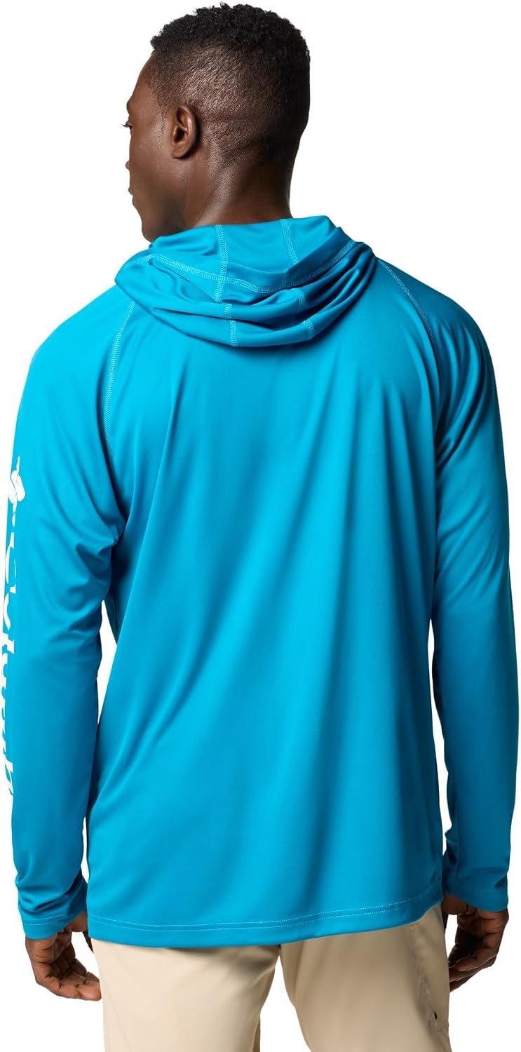 image:imageColumbia Mens PFG Terminal Tackle HoodieBlue EchoWhite Logo