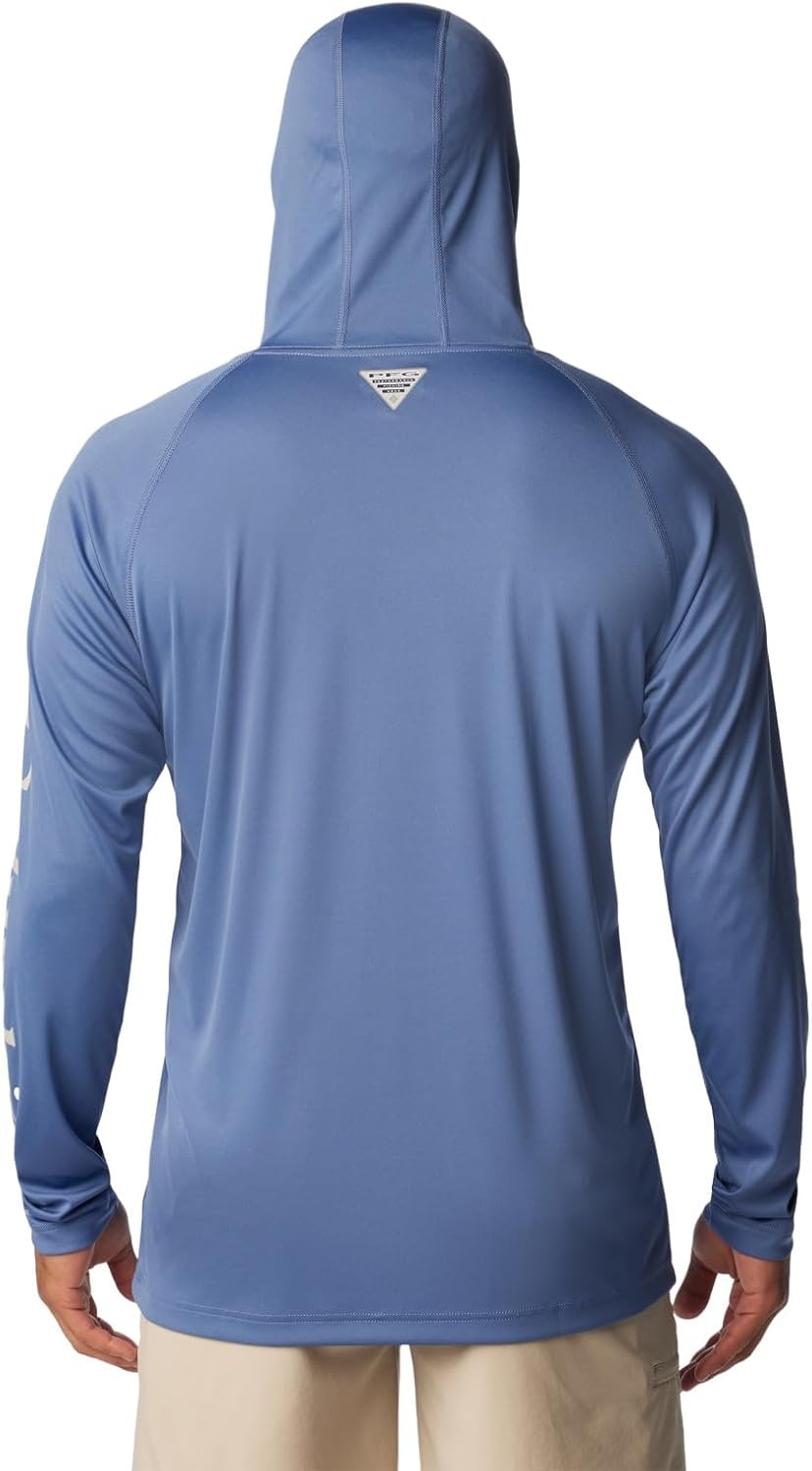 image:imageColumbia Mens PFG Terminal Tackle HoodieBluebellCool Grey Logo