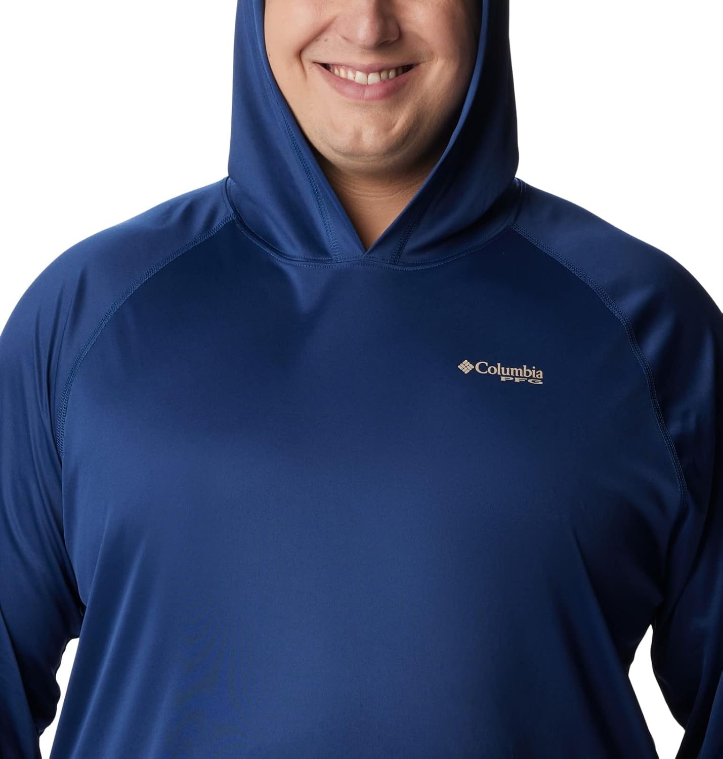 image:imageColumbia Mens PFG Terminal Tackle HoodieCarbonAncient Fossil Logo