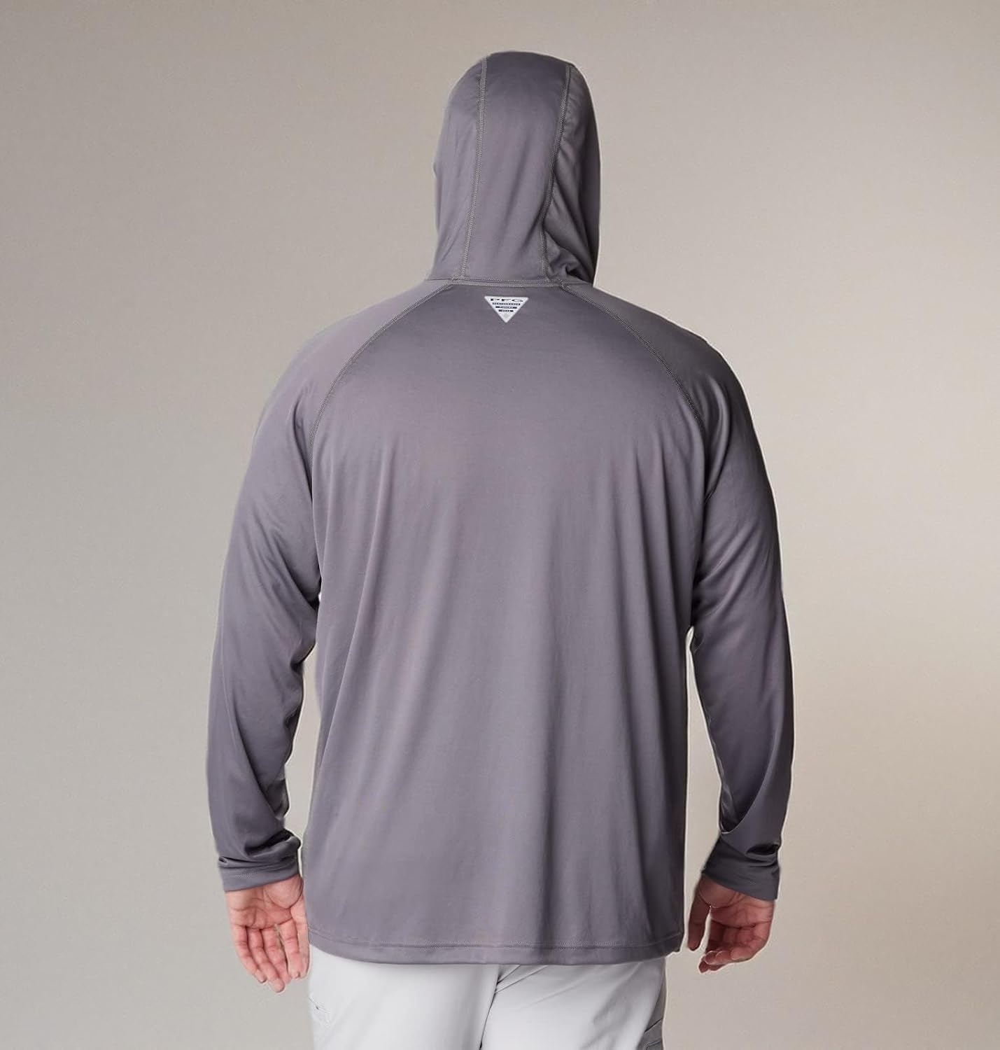 image:imageColumbia Mens PFG Terminal Tackle HoodieCity GreyCocoa Butter Logo