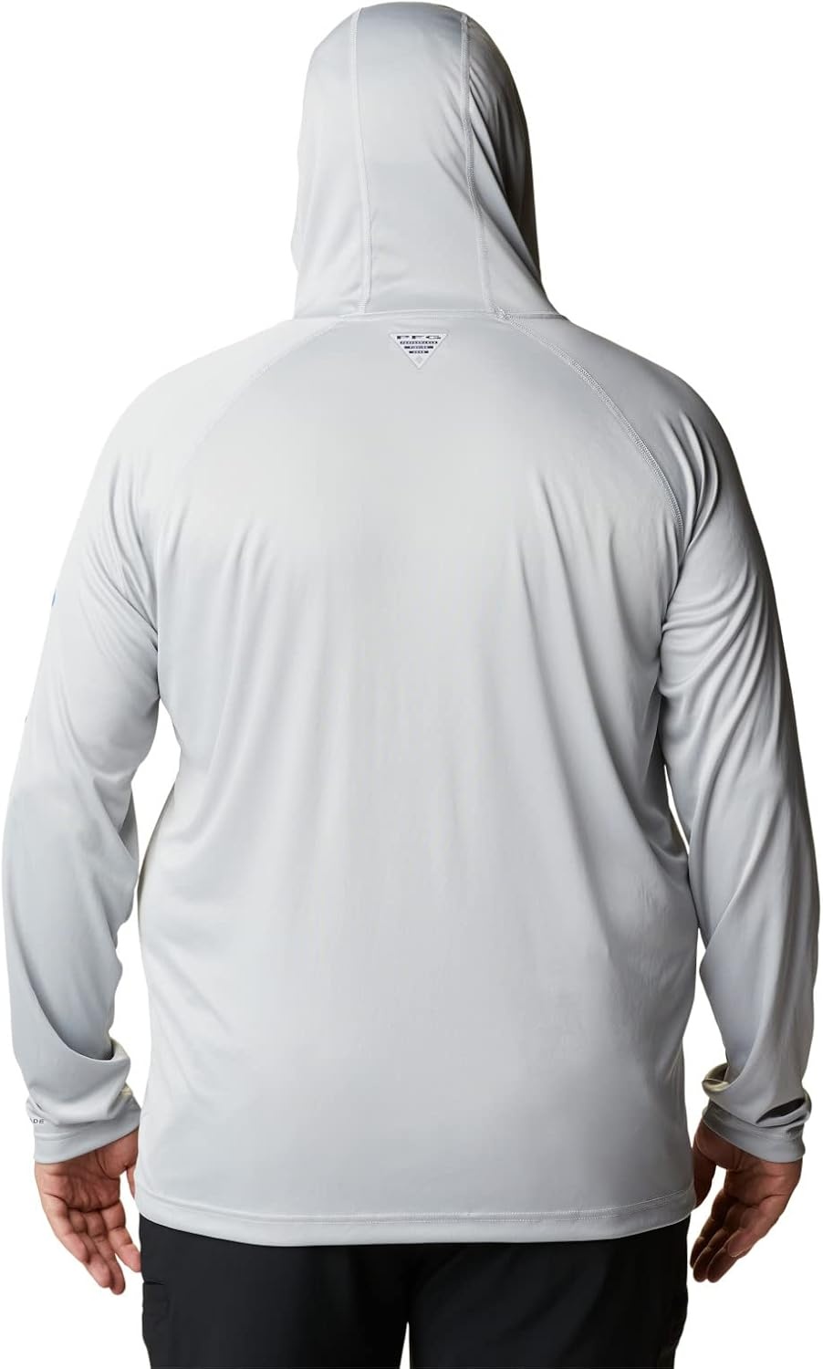 image:imageColumbia Mens PFG Terminal Tackle HoodieCool GreyVivid Blue Logo
