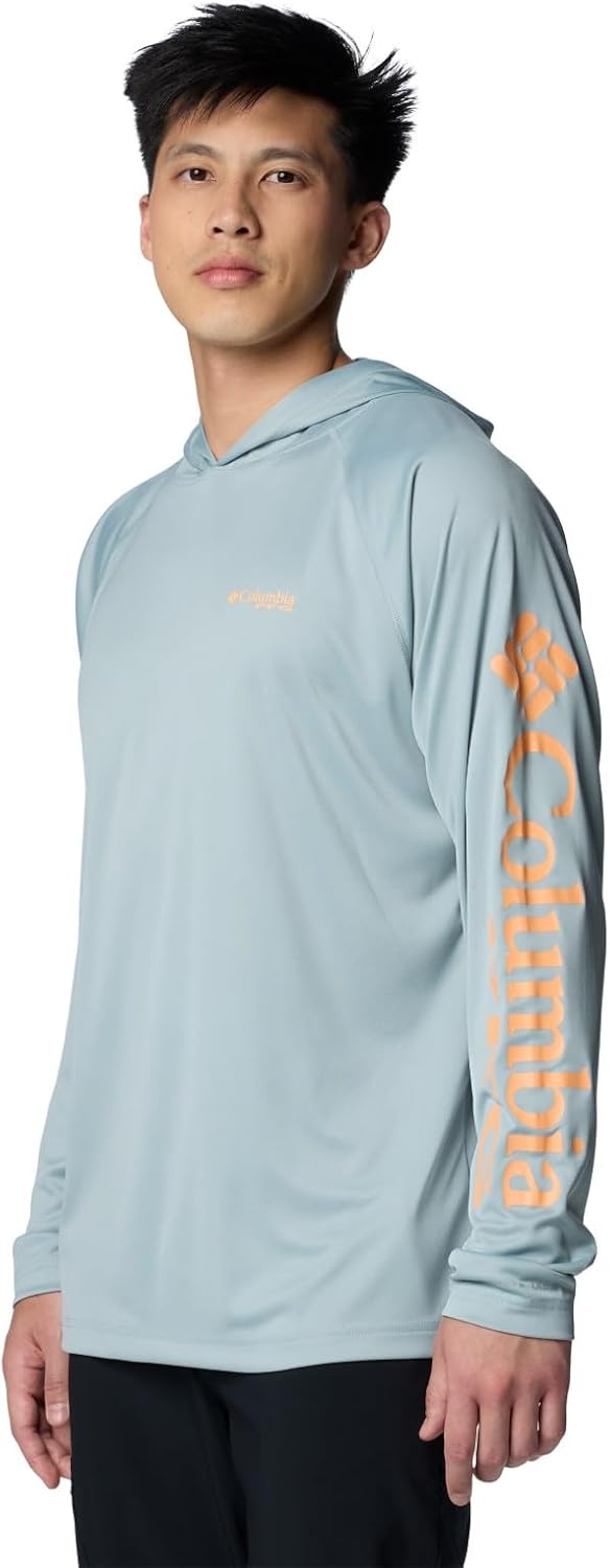 image:imageColumbia Mens PFG Terminal Tackle HoodieCrushed BlueBright Nectar Logo