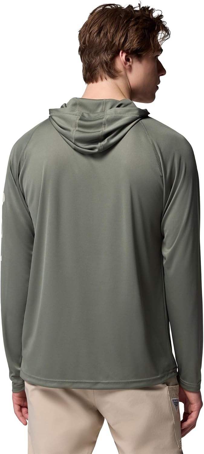 image:imageColumbia Mens PFG Terminal Tackle HoodieCypressDark Stone Logo
