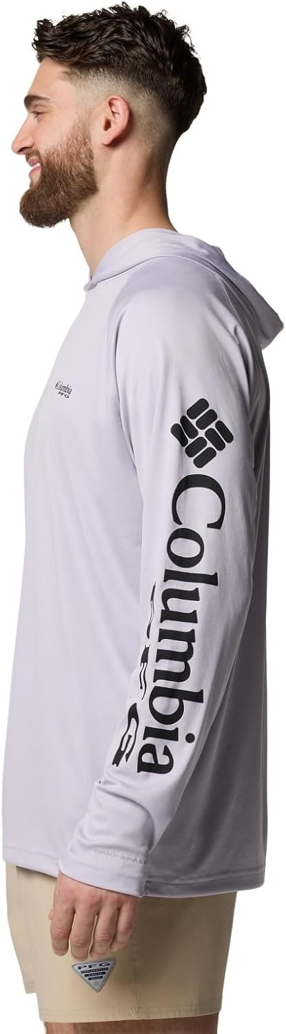 image:imageColumbia Mens PFG Terminal Tackle HoodieLavender PearlBlack Logo