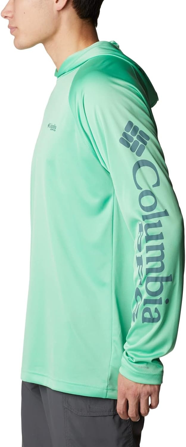 image:imageColumbia Mens PFG Terminal Tackle HoodieLight JadeMetal Logo