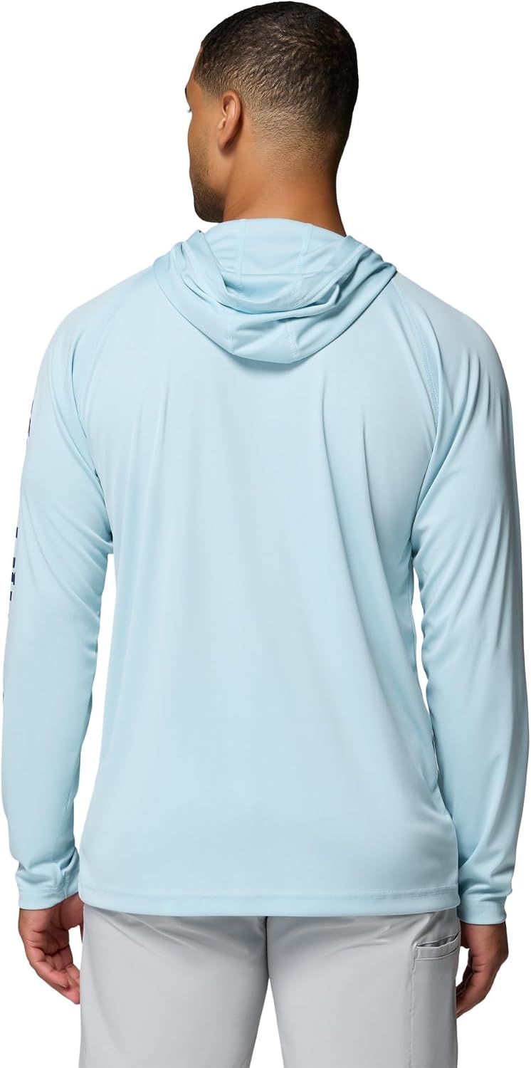 image:imageColumbia Mens PFG Terminal Tackle HoodieMarine LightNocturnal Logo